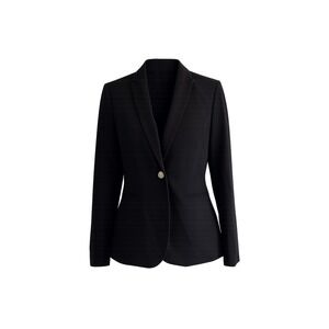 Tommy Hilfiger Classic Tailored Black Blazer Silver Button Size 2 Lined